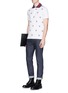 Figure View - Click To Enlarge - GUCCI - Tiger embroidered polo shirt
