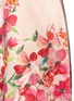 Detail View - Click To Enlarge - 74016 - 'Border Floral' print ruched satin dress
