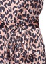 Detail View - Click To Enlarge - 74016 - Leopard print stretch satin rompers