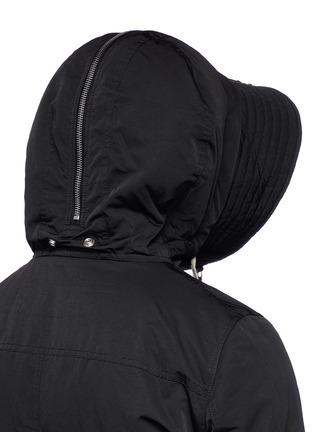 Detail View - Click To Enlarge - RICK OWENS DRKSHDW - Hooded bomber jacket