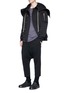Figure View - Click To Enlarge - RICK OWENS DRKSHDW - Hooded bomber jacket