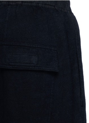 Detail View - Click To Enlarge - RICK OWENS DRKSHDW - 'Pods' cotton jersey dropped crotch shorts
