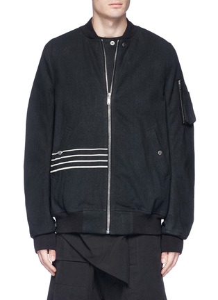 Main View - Click To Enlarge - RICK OWENS DRKSHDW - Twill bomber jacket