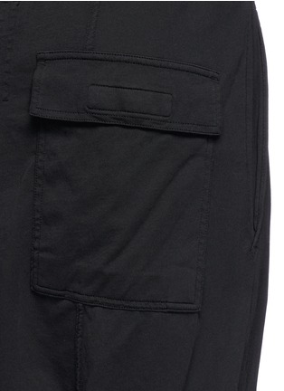 Detail View - Click To Enlarge - RICK OWENS DRKSHDW - Drop crotch cropped sweatpants