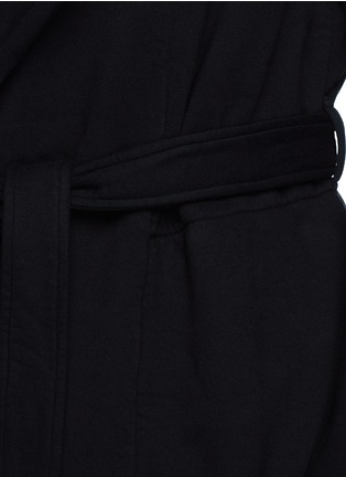 Detail View - Click To Enlarge - RICK OWENS DRKSHDW - Cotton jersey spa robe