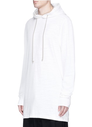 Front View - Click To Enlarge - RICK OWENS DRKSHDW - Cotton jersey hoodie