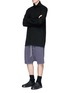 Figure View - Click To Enlarge - RICK OWENS DRKSHDW - Drop crotch sweat shorts