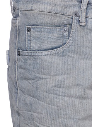 Detail View - Click To Enlarge - RICK OWENS DRKSHDW - 'Detroit' bleached slim fit jeans