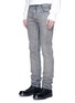 Front View - Click To Enlarge - RICK OWENS DRKSHDW - 'Detroit' bleached slim fit jeans