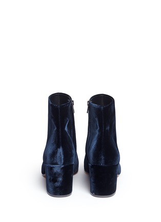 Back View - Click To Enlarge - VINCE - 'Blakely' velvet ankle boots