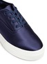 Detail View - Click To Enlarge - VINCE - 'Copley' satin flatform sneakers