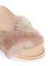 Detail View - Click To Enlarge - VINCE - 'Garrison' lamb fur and sheepskin leather slide sandals