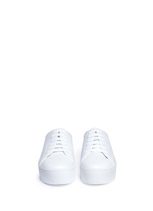 Front View - Click To Enlarge - OPENING CEREMONY - 'Cici' leather flatform sneaker slides