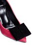 Detail View - Click To Enlarge - PIERRE HARDY - 'Obi' square bow velvet pumps
