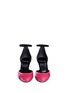 Front View - Click To Enlarge - PIERRE HARDY - 'Calamity' colourblock velvet sandals