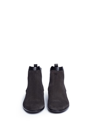Front View - Click To Enlarge - PIERRE HARDY - 'Drugstore' suede Chelsea boots