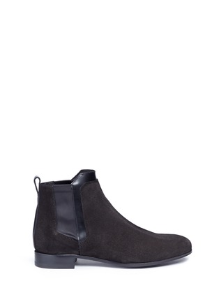 Main View - Click To Enlarge - PIERRE HARDY - 'Drugstore' suede Chelsea boots