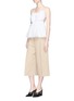 Figure View - Click To Enlarge - 3.1 PHILLIP LIM - Gathered halterneck cotton top