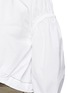 Detail View - Click To Enlarge - 3.1 PHILLIP LIM - Gathered cropped cotton poplin top