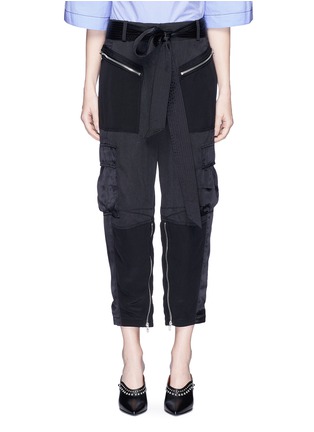 Main View - Click To Enlarge - 3.1 PHILLIP LIM - Zipped cropped utility cargo pants