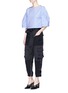 Figure View - Click To Enlarge - 3.1 PHILLIP LIM - Zipped cropped utility cargo pants