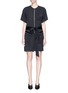 Main View - Click To Enlarge - 3.1 PHILLIP LIM - Zip pocket open back utility cargo rompers