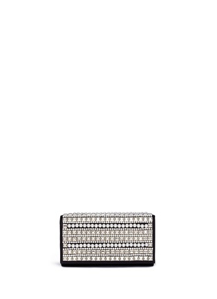 Main View - Click To Enlarge - RODO - Embellished satin clutch