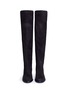 Front View - Click To Enlarge - STUART WEITZMAN - 'Reserve' stretch suede knee high boots