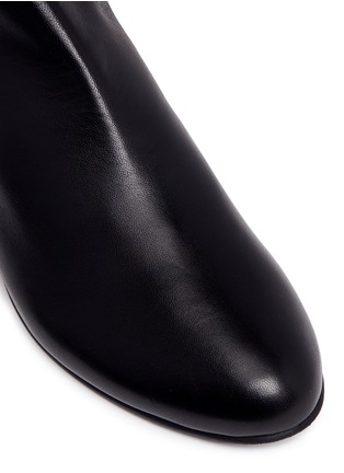 Detail View - Click To Enlarge - STUART WEITZMAN - 'All Day' concealed wedge leather thigh high boots