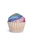 Main View - Click To Enlarge - JUDITH LEIBER - Rainbow cupcake crystal pavé minaudière