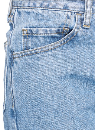Detail View - Click To Enlarge - BASSIKE - Cropped flared jeans