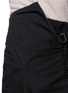 Detail View - Click To Enlarge - BASSIKE - Asymmetric belted cotton drill skirt