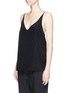 Front View - Click To Enlarge - BASSIKE - Silk V-neck camisole
