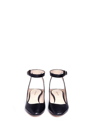 Front View - Click To Enlarge - NICHOLAS KIRKWOOD - 'Casati Pearl' leather ballerina flats