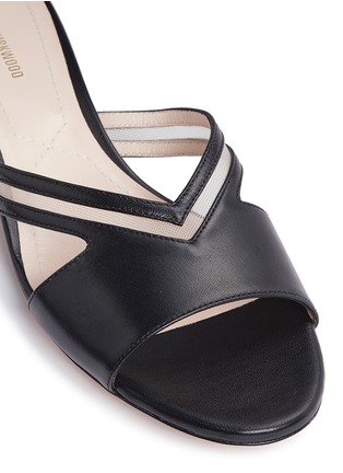 Detail View - Click To Enlarge - NICHOLAS KIRKWOOD - 'Casati' faux pearl heel leather sandals