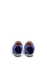 Back View - Click To Enlarge - NICHOLAS KIRKWOOD - 'Casati' faux pearl heel velvet skimmer loafers