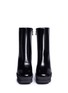 Front View - Click To Enlarge - STELLA MCCARTNEY - 'Felik' alter calf platform boots