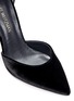Detail View - Click To Enlarge - STUART WEITZMAN - 'Suselle' faux pearl anklet velvet d'Orsay pumps