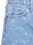 Detail View - Click To Enlarge - CURRENT/ELLIOTT - 'The Original Straight' floral print cropped jeans