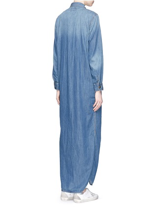 Back View - Click To Enlarge - CURRENT/ELLIOTT - 'The Perfect' chambray maxi dress