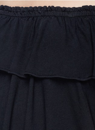 Detail View - Click To Enlarge - CURRENT/ELLIOTT - 'The Ruffle' off-shoulder jersey top