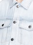 Detail View - Click To Enlarge - CURRENT/ELLIOTT - 'The Vintage Boyfriend™ Trucker' frayed denim jacket