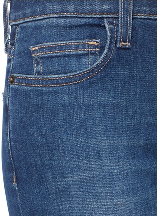 Detail View - Click To Enlarge - CURRENT/ELLIOTT - 'The Kick' cropped flared jeans