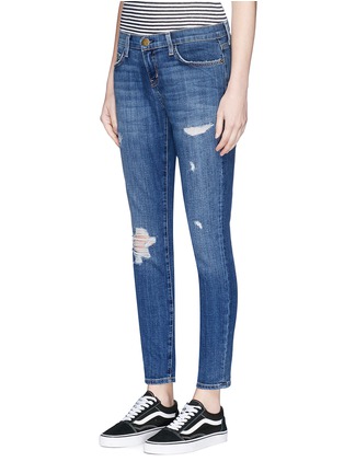 Front View - Click To Enlarge - CURRENT/ELLIOTT - 'The Easy Stiletto' cropped skinny jeans