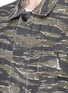 Detail View - Click To Enlarge - CURRENT/ELLIOTT - 'The Fatigue' slogan embroidered camouflage print jacket