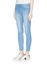 Front View - Click To Enlarge - CURRENT/ELLIOTT - 'The Highwaist Stiletto' cropped skinny jeans