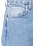 Detail View - Click To Enlarge - CURRENT/ELLIOTT - 'The DIY Original Straight' repair patch cropped jeans