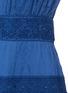 Detail View - Click To Enlarge - ALICE & OLIVIA - 'Anabel' crochet lace trim pintuck dress