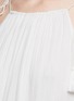 Detail View - Click To Enlarge - ALICE & OLIVIA - 'Danna' crochet lace trim crépon dress
