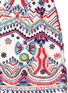 Detail View - Click To Enlarge - ALICE & OLIVIA - 'Patty' beaded ethnic motif canvas dress
